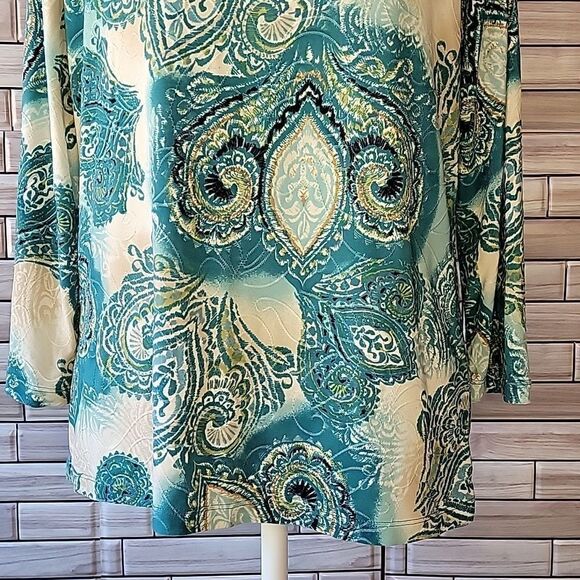 JM Collection blouse Size PS - Picture 3 of 9